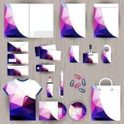 時尚唯美企業(yè)公司辦公用品VI模板設計 高效賦能品牌美學與專業(yè)形象